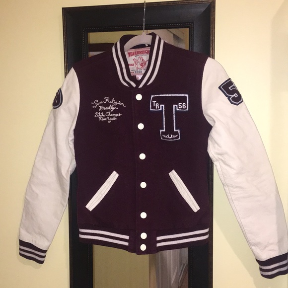 true religion baseball jacket